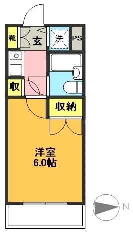 ウインベルソロ世田谷赤堤 509号室 間取り