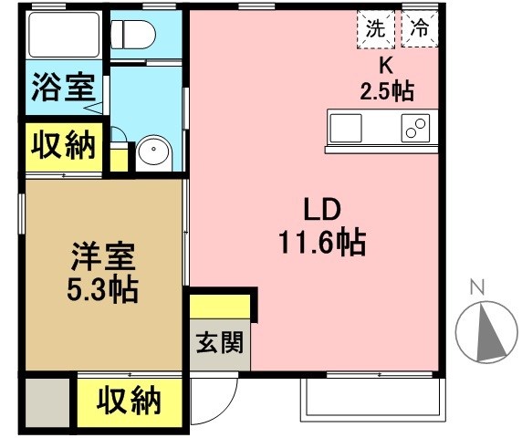 ウリッセ梅ヶ丘 間取り図