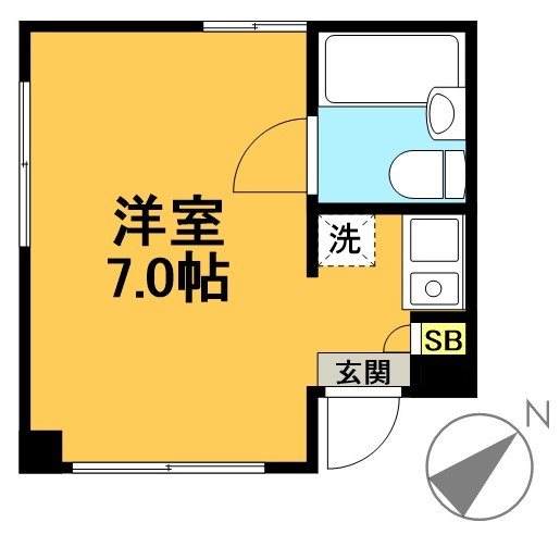 第3信和ビル 102号室 間取り