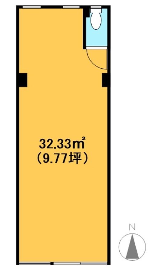 橘ビル　【店舗】 103号室 間取り