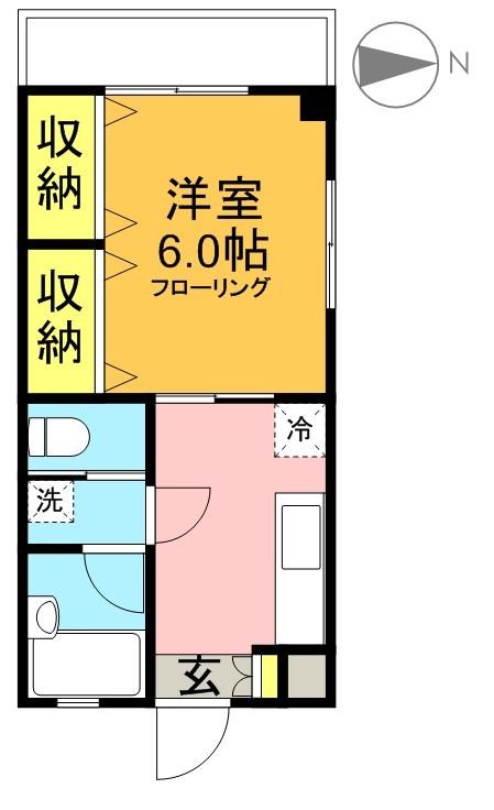 メゾンドブローニュ東松原 間取り図
