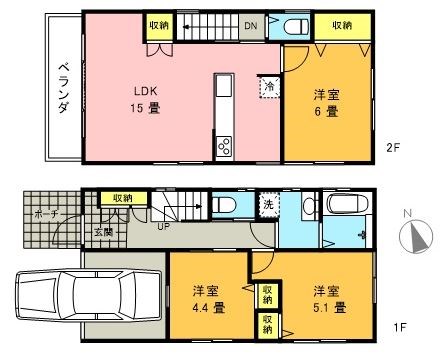梅丘1112戸建 間取り
