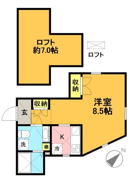 プリマ世田谷壱番館 間取り図