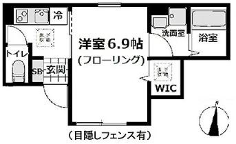 カーサコリーナ 101号室 間取り