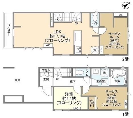 Kolet松原(赤堤2-48-2) 間取り