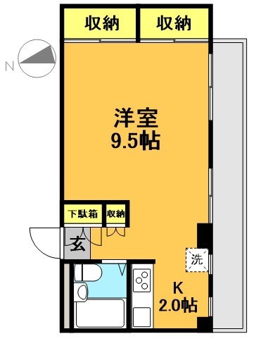 玉川第一ビル 間取り図