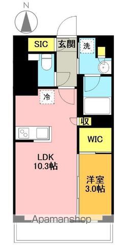 ＧＲＡＮ　ＰＡＳＥＯ明大前 602号室 間取り