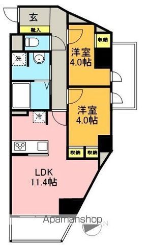 アーバンパーク高井戸 205号室 間取り