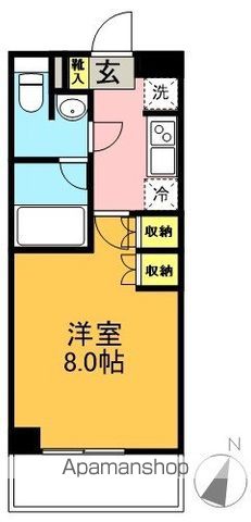 ＡＩＦＬＡＴ明大前 207号室 間取り