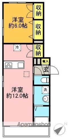 ラ　カーサドルチェ 202号室 間取り