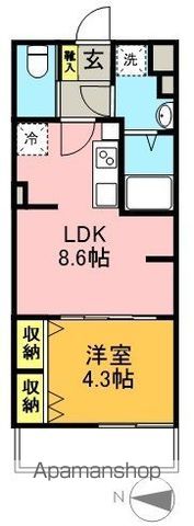 ルフォンリヴェント杉並永福 306号室 間取り
