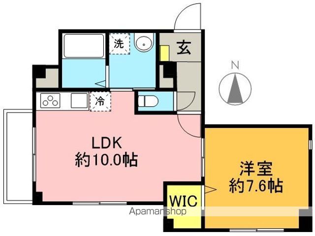 メゾン　ド　ヒカリ 101号室 間取り