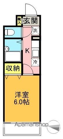 サニーヒルズ松原 107号室 間取り