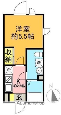 ＳＴＲＩＰＥＳ豪徳寺 402号室 間取り