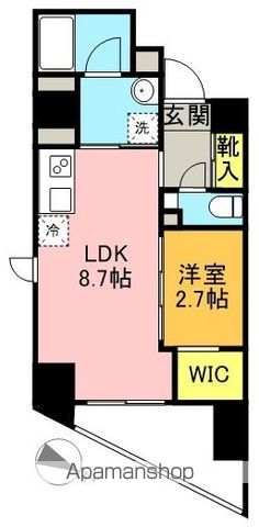 ＧｒａｎＤｕｏ下北沢１２ 104号室 間取り