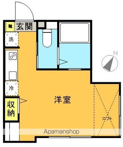 Ｂｌａｎｃ　Ｃｏｕｒｔ代田橋 101号室 間取り