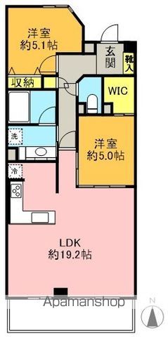 パークホームズ世田谷梅丘 308号室 間取り