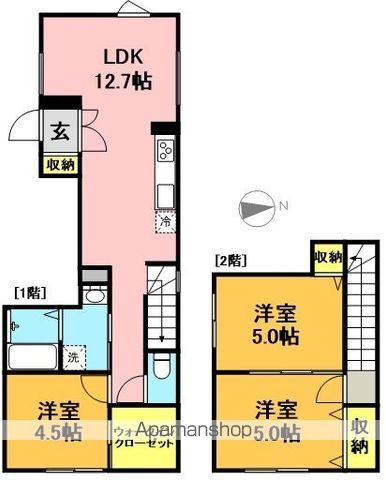 松原６３５４４戸建 間取り