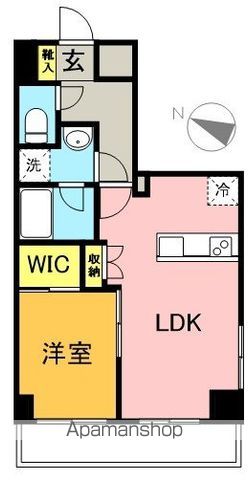 ノバ羽根木 203号室 間取り