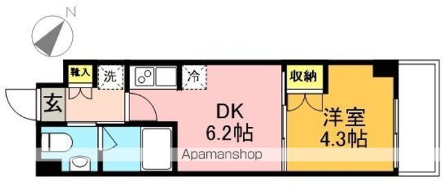 ＹＳレジデンス代田橋 207号室 間取り