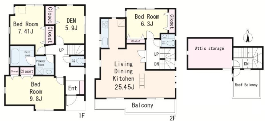 赤堤4丁目貸家(赤堤4-3-15) 間取り