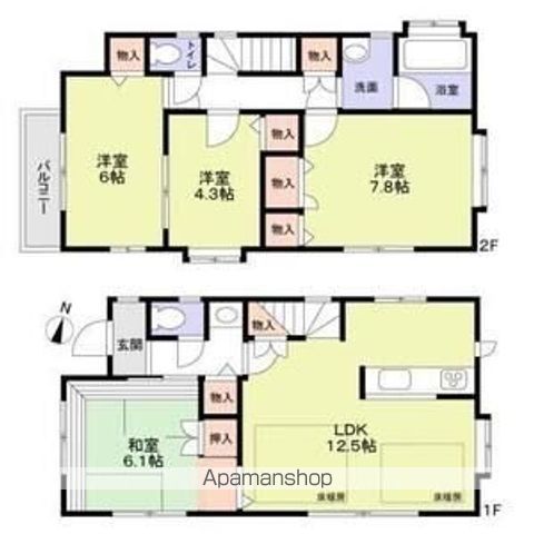 世田谷区桜上水３丁目戸建 間取り