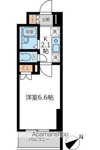 ラクラス杉並方南町 208号室 間取り