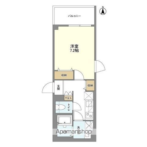 ウェルスクエア笹塚Ⅱ 401号室 間取り