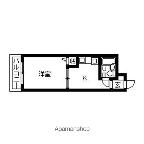 フローラル千歳台 202号室 間取り