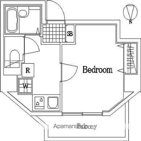 プレールアパートメント芦花公園 205号室 間取り