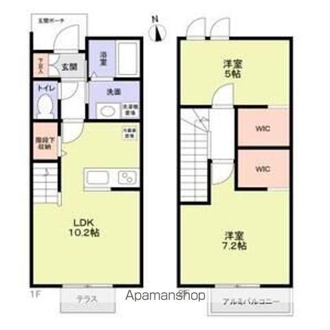 ソラノコミチ C号室 間取り