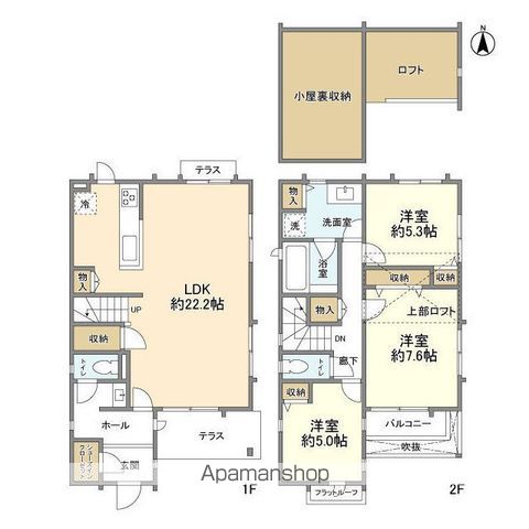 下高井戸４丁目貸家 間取り