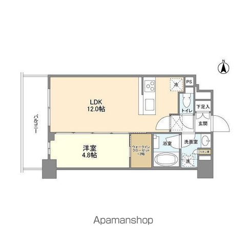 コンフォリア桜上水 102号室 間取り