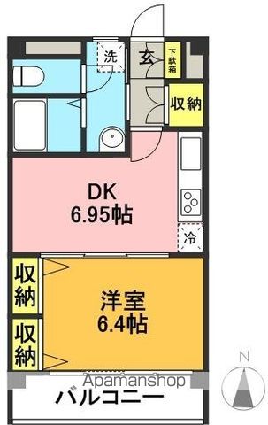 サンライズマンション 間取り図