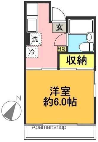 エトワール羽根木 305号室 間取り
