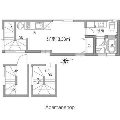 グランエッグス千歳烏山Ｎ 12号室 間取り