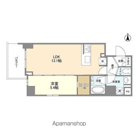 コンフォリア桜上水 201号室 間取り