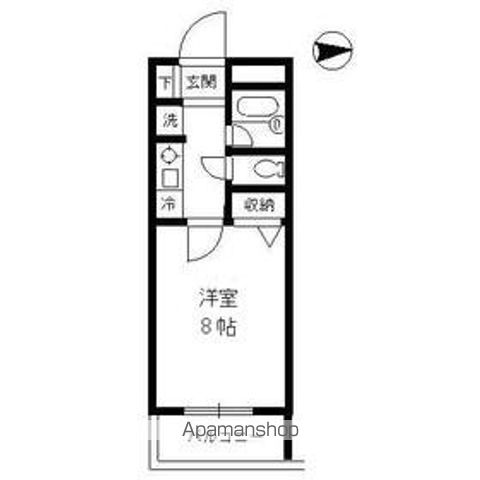 ヴィレッジ・イン・富士見丘 603号室 間取り