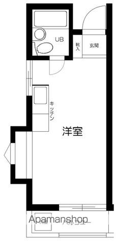 アレイム東北沢 101号室 間取り