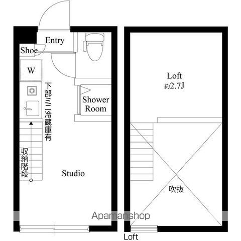 ハーモニーテラス上高井戸Ⅲ 107号室 間取り