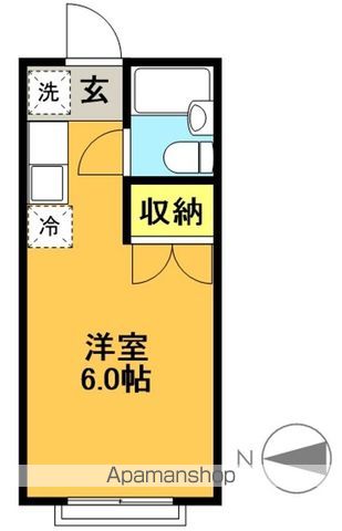 サラーム松原 間取り図