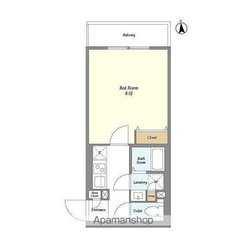 ルネサンスコート上北沢ｆｒｏｎｔ 401号室 間取り