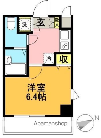 メインステージ高井戸 206号室 間取り