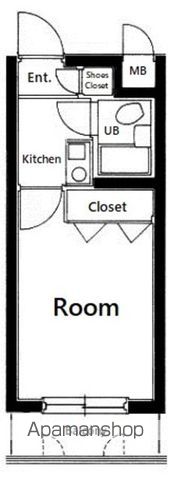 セルベコート下高井戸 1F-5号室 間取り