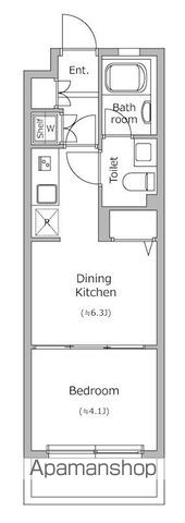 レジディア笹塚 307号室 間取り