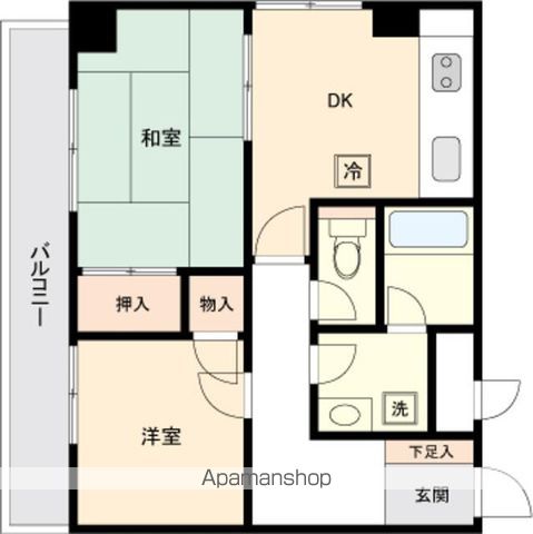 ミール千歳烏山 701号室 間取り