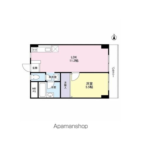 丸元マンション 303号室 間取り