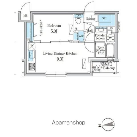デュオフラッツ千歳船橋 102号室 間取り