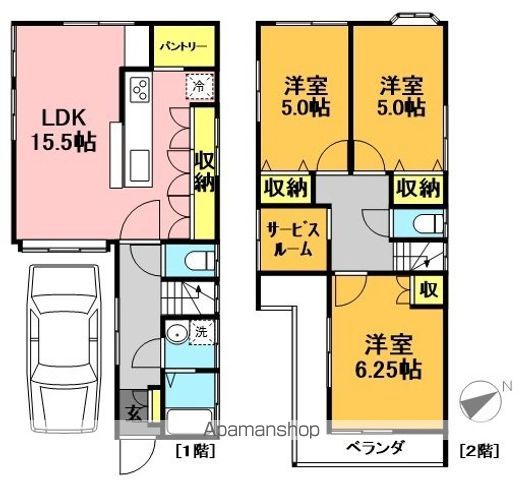 桜丘２１６１６戸建 間取り