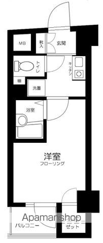 プレール芦花公園 302号室 間取り